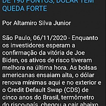 Hora do mercado: cds do brasil chega a cair abaixo de 190 pontos; dlar tem queda forte